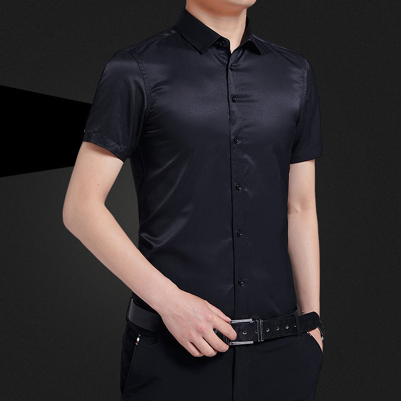 Solid Color Business Non-iron Shirt