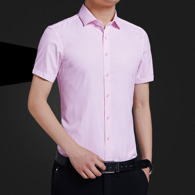 Solid Color Business Non-iron Shirt