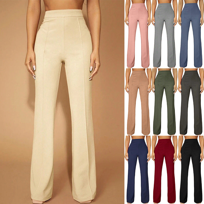 High Waist All-matching Pants Trousers