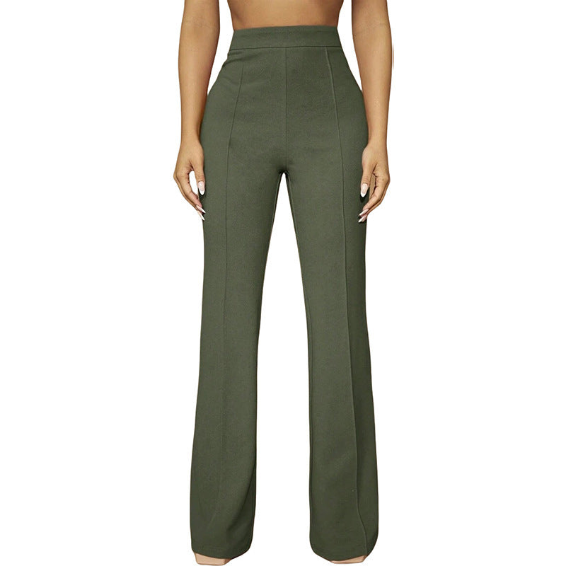 High Waist All-matching Pants Trousers