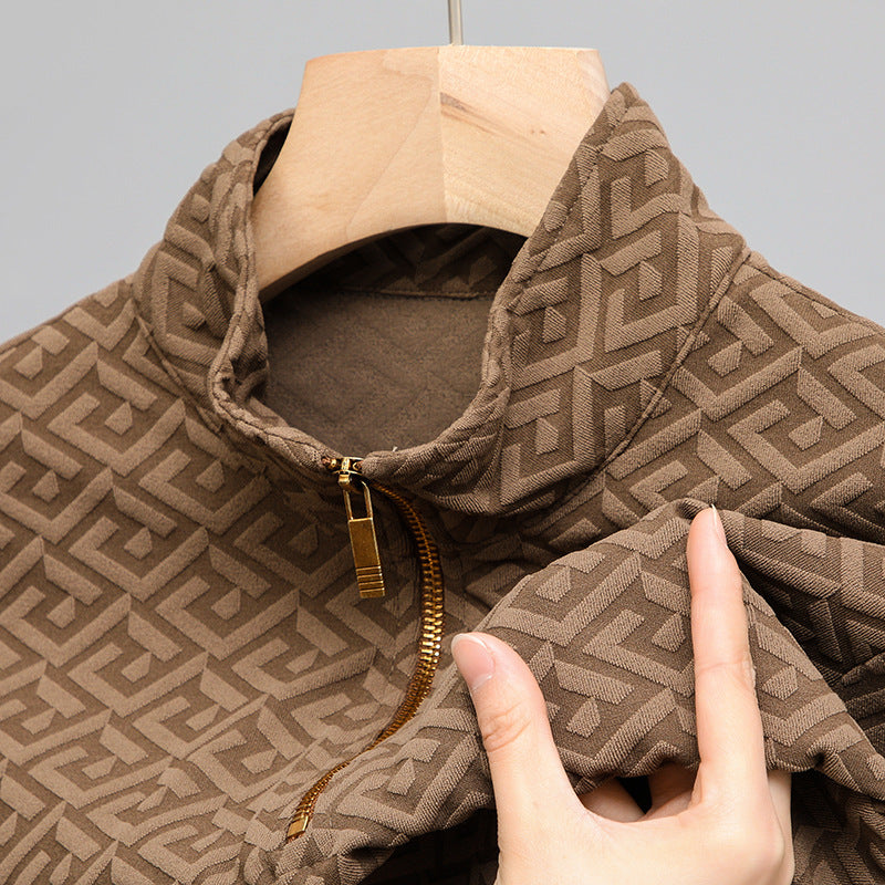 Long Sleeve T-shirt Zipper