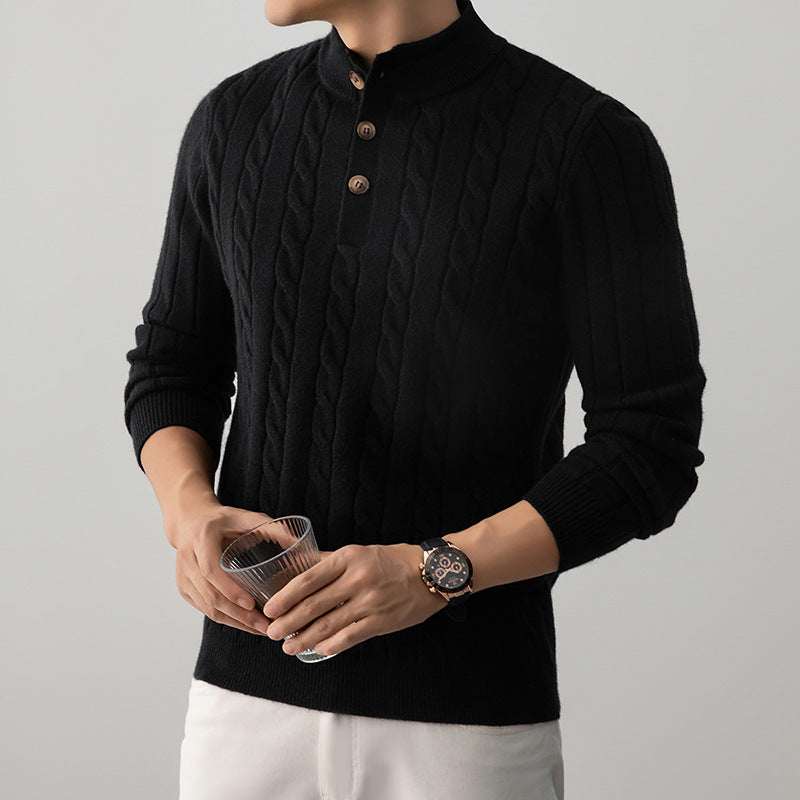 Thick Jacquard Warm Young Sweater