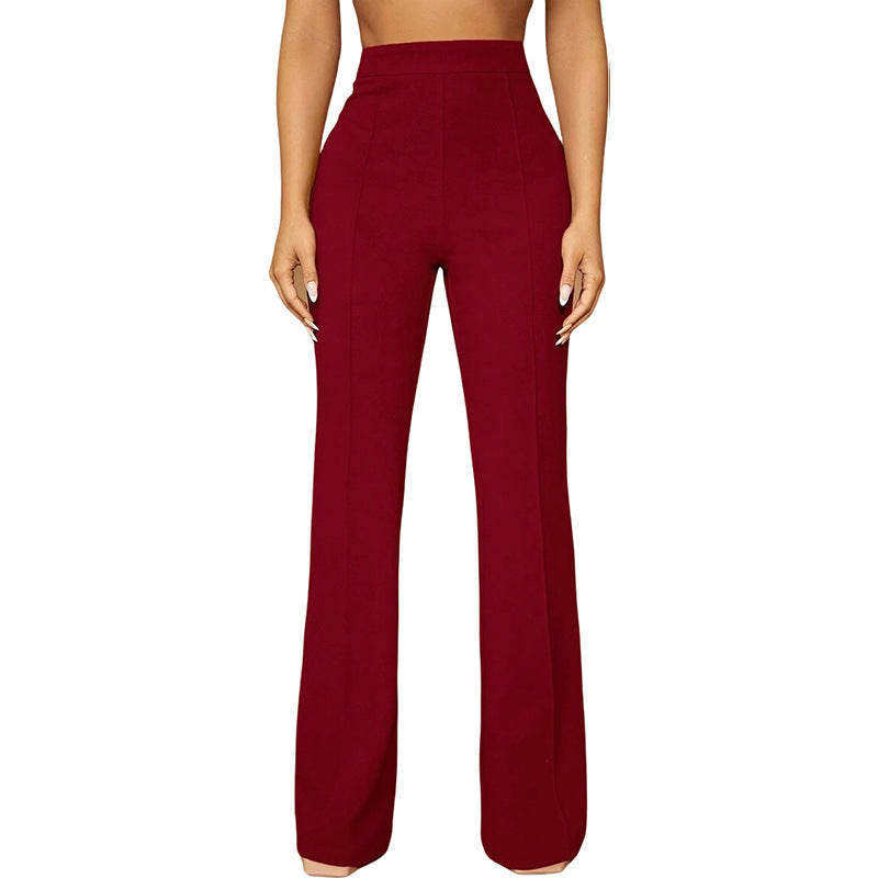 High Waist All-matching Pants Trousers