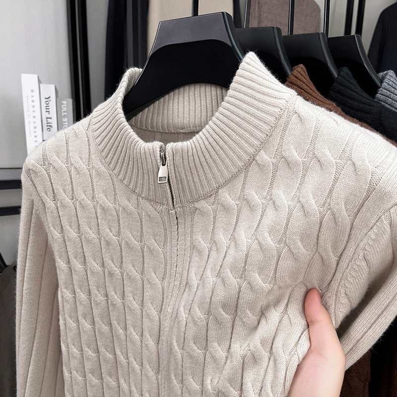 Thick Jacquard Warm Young Sweater