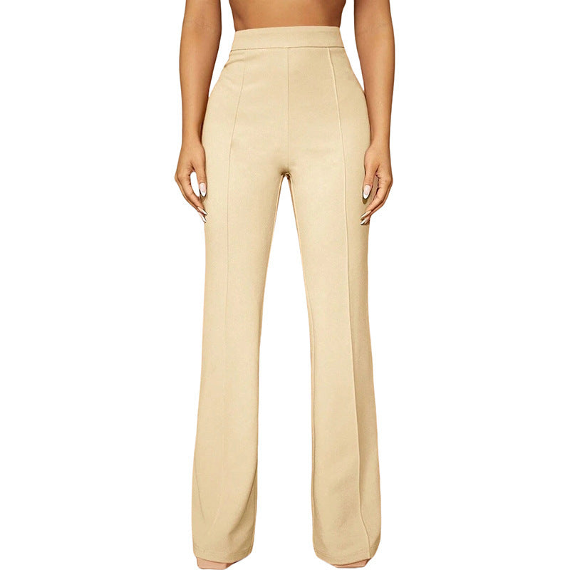 High Waist All-matching Pants Trousers