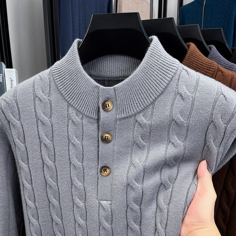 Thick Jacquard Warm Young Sweater