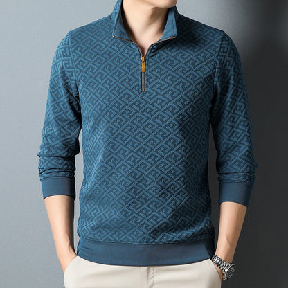 Long Sleeve T-shirt Zipper