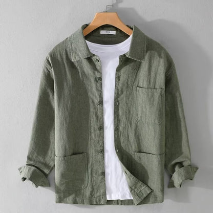 Casual Cotton And Linen Men&