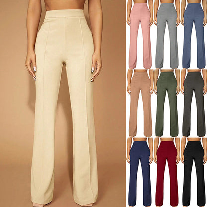 High Waist All-matching Pants Trousers