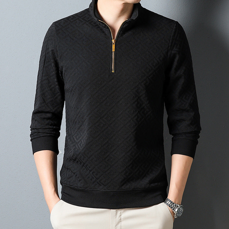 Long Sleeve T-shirt Zipper