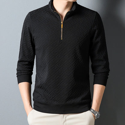 Long Sleeve T-shirt Zipper