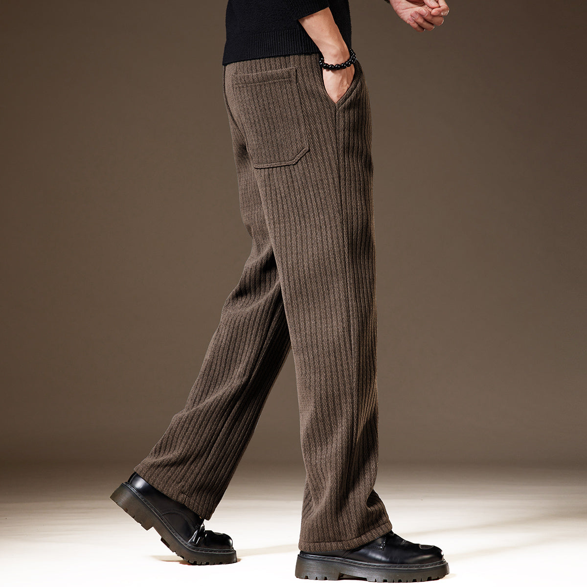 Thick Stripe Velvet Heavy Corduroy  Pants