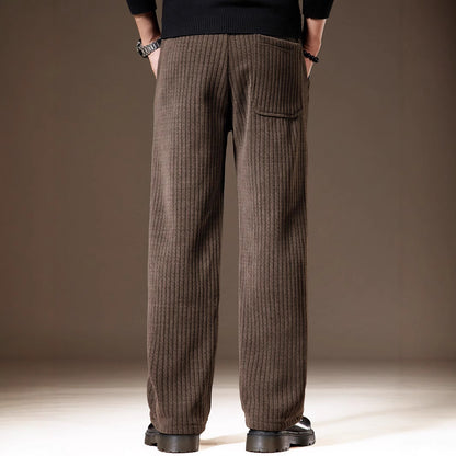 Thick Stripe Velvet Heavy Corduroy  Pants