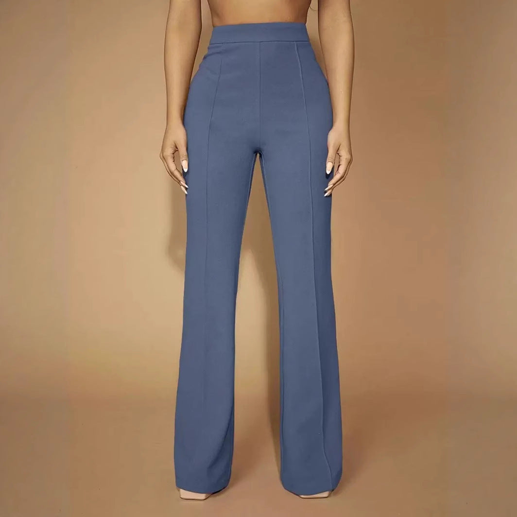 High Waist All-matching Pants Trousers
