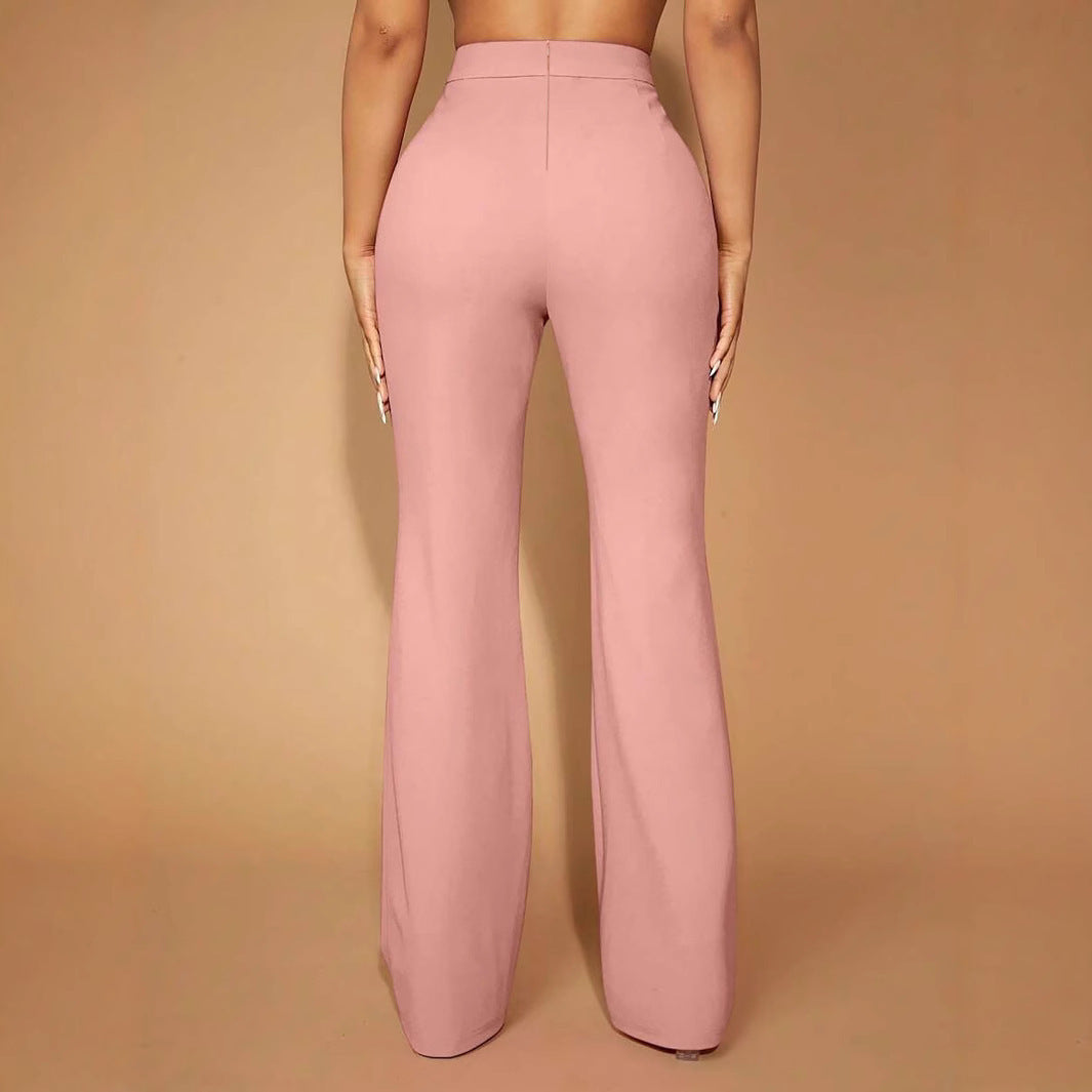 High Waist All-matching Pants Trousers
