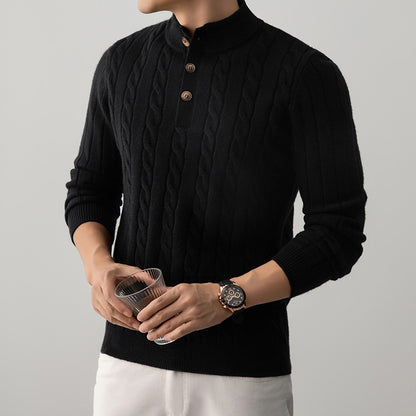 Thick Jacquard Warm Young Sweater